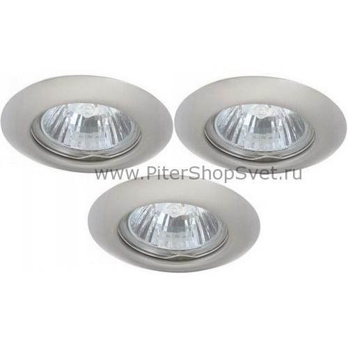 Три встраиваемых светильника A1203PL-3SS PRAKTISCH Arte Lamp